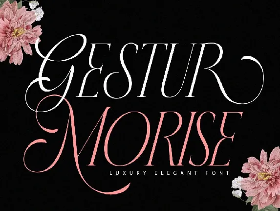 Gestur Morise font