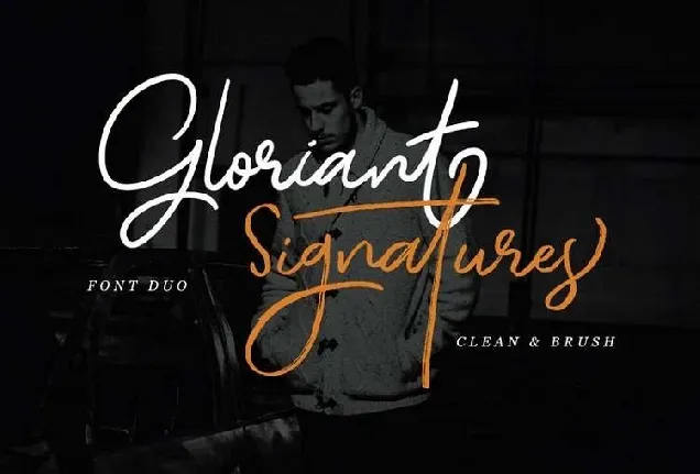 Gloriant Signature font