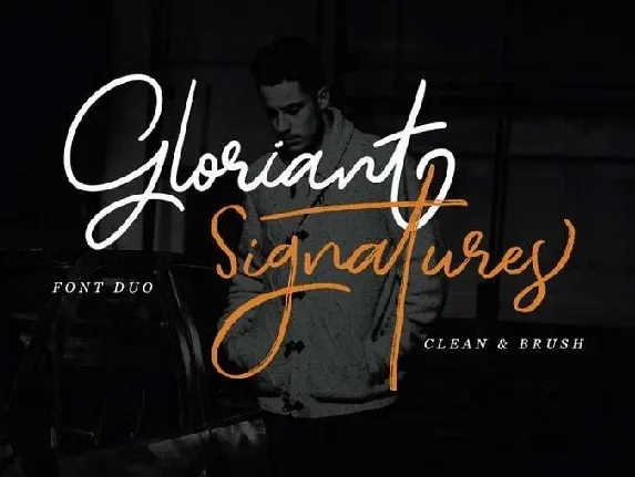 Gloriant Signature font