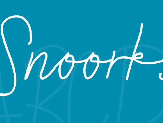 Snoorks font