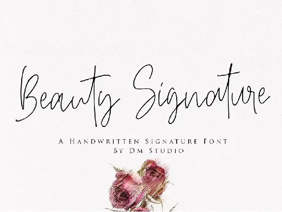 Beauty Signature font