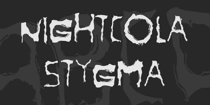 NightCola Stygma font