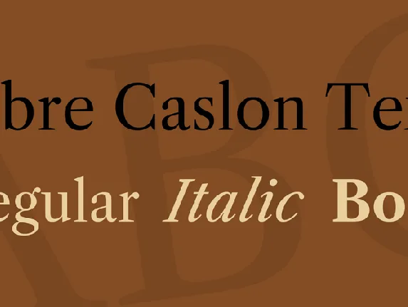 Libre Caslon Text font