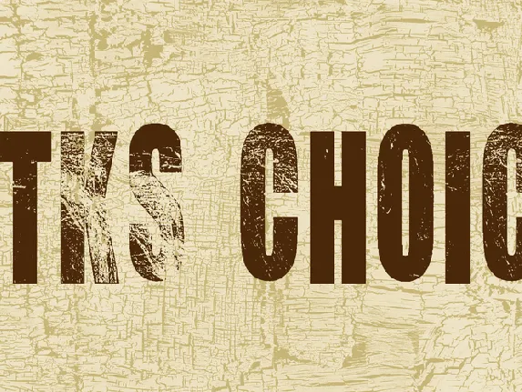 VTKS CHOICE font