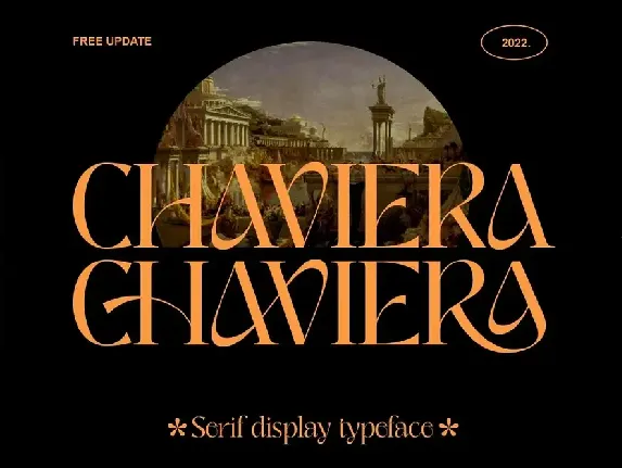 Chaviera font