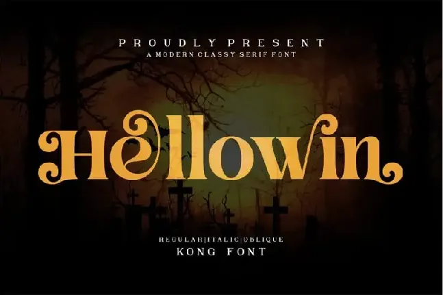 Hellowin Serif font