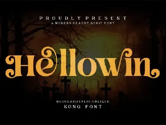 Hellowin Serif font