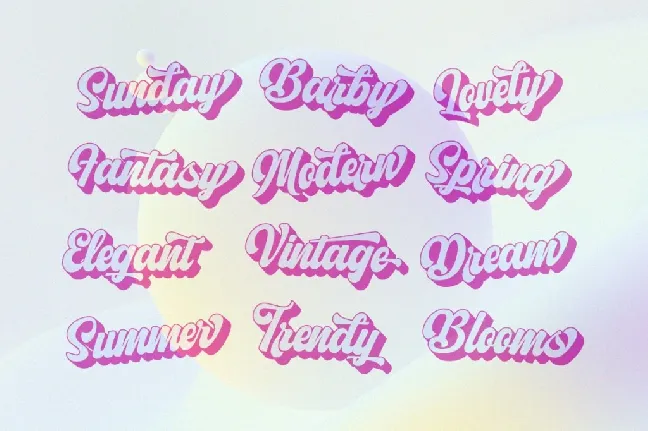 Spring Magic font