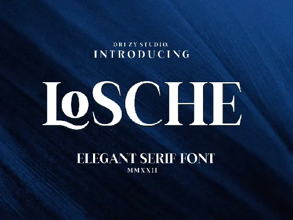 Losche font