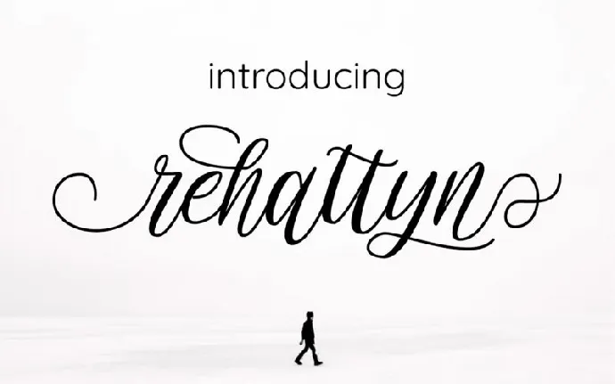 Rehattyn Calligraphy font