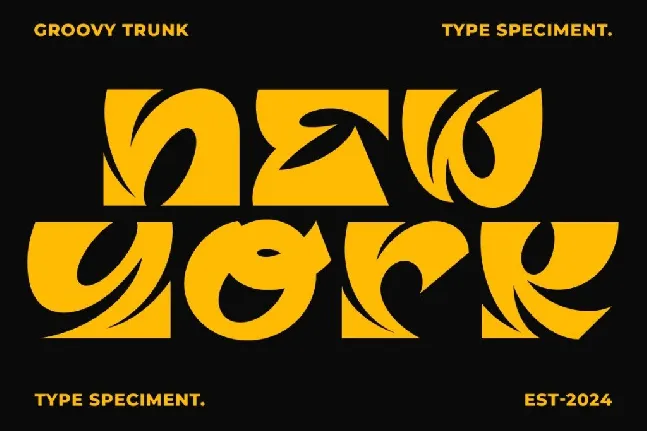 Groovy Trunk font