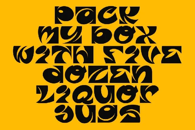 Groovy Trunk font