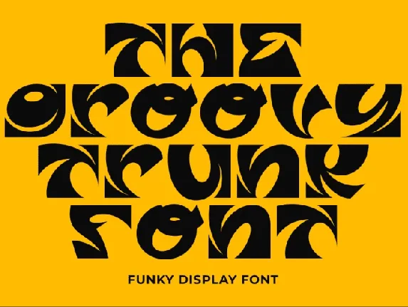 Groovy Trunk font