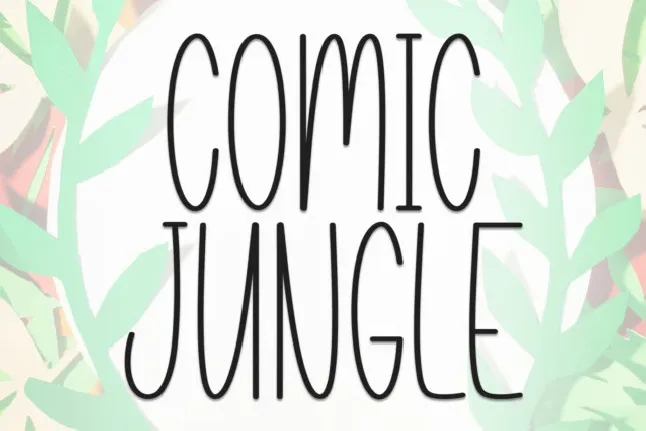 Comic Jungle Display font