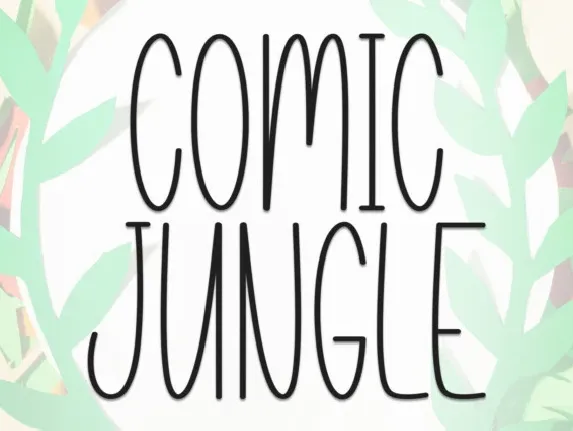 Comic Jungle Display font