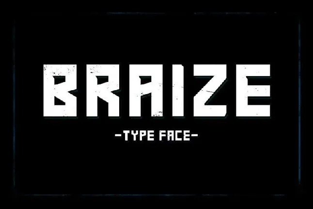 Braize Typeface Free font