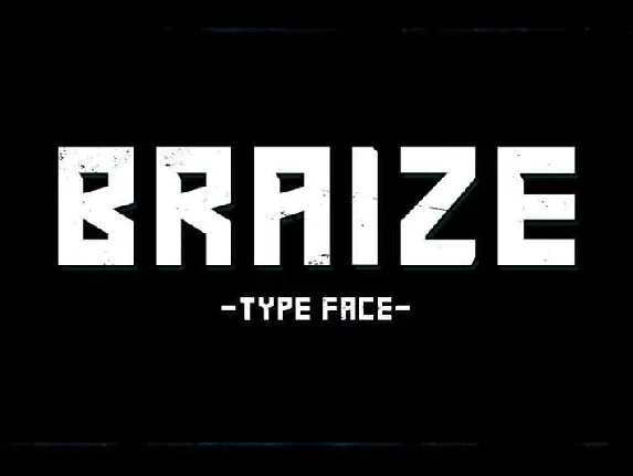 Braize Typeface Free font