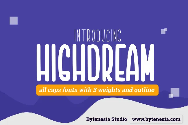 Highdream font