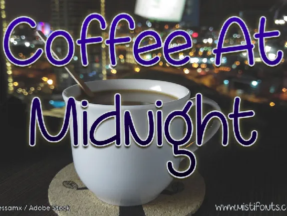 Coffee At Midnight Demo font