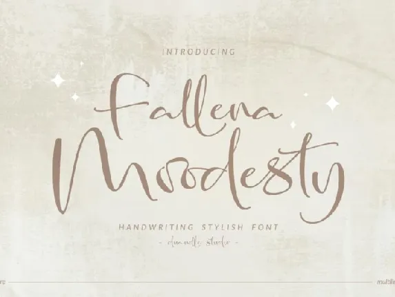 Fallena Moodesty font