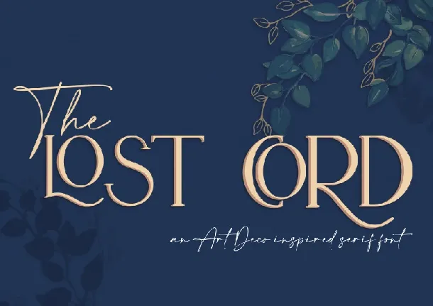 The Lost Cord font