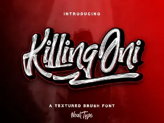 KillingOni Brush font