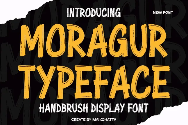 MORAGUR font