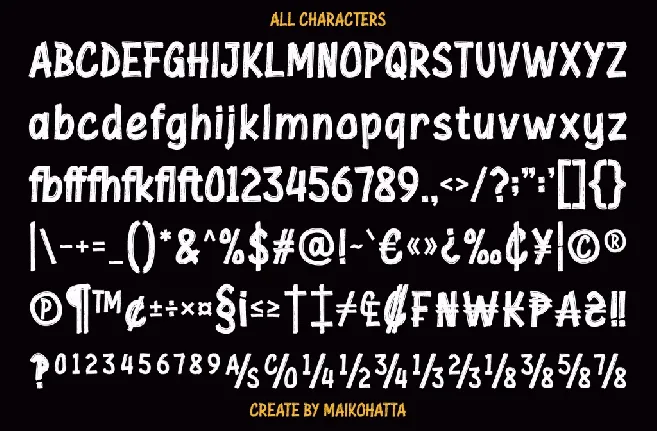 MORAGUR font