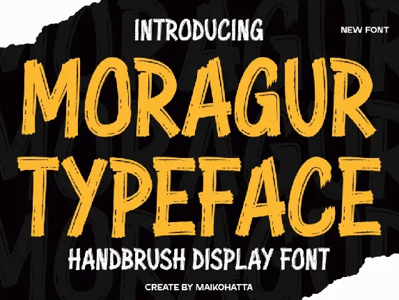 MORAGUR font