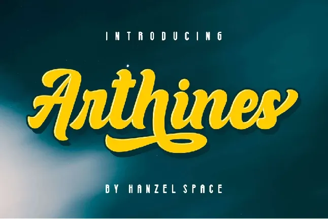 Arthines font