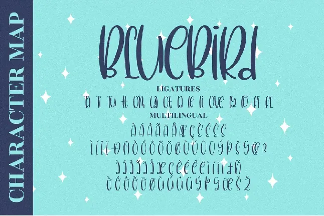 BlueBird font