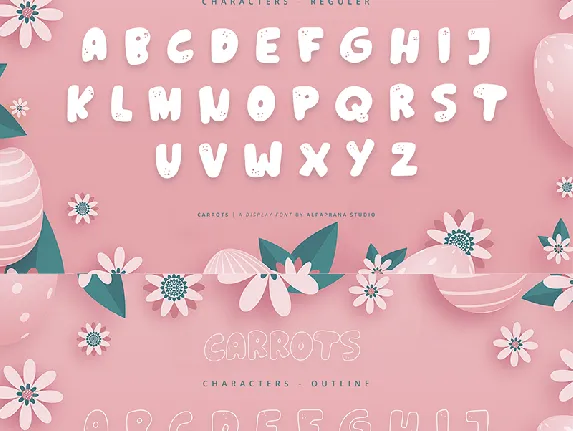 Carrots font