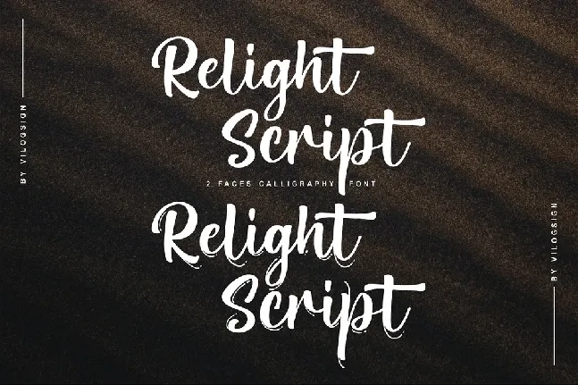 Relight font