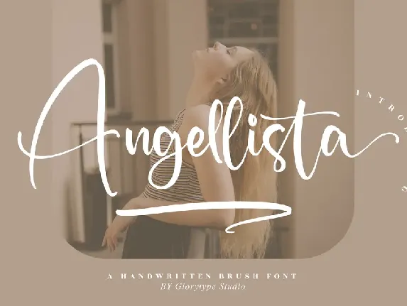 Angellista â€“ Handwritten Brush font