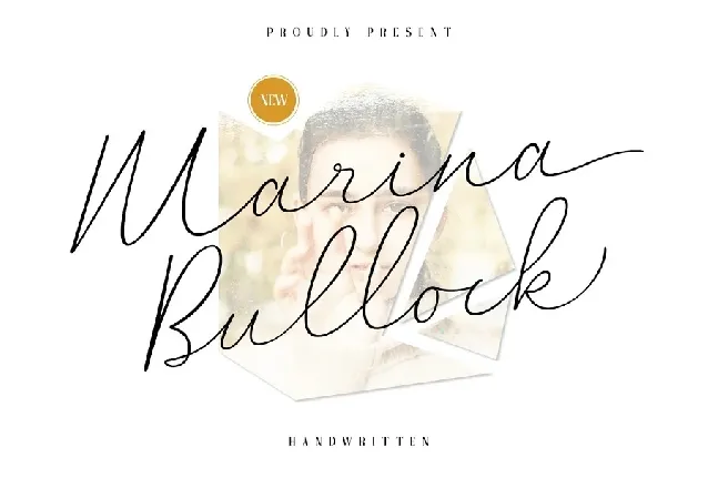 Marina Bullock font