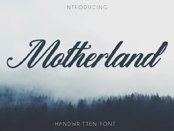 Motherland font