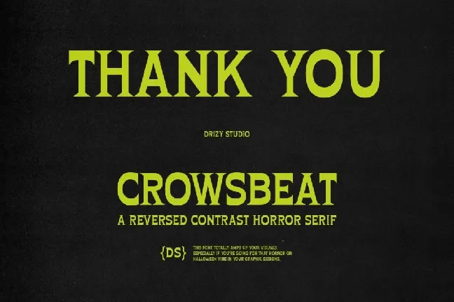 Crowsbeat Demo font