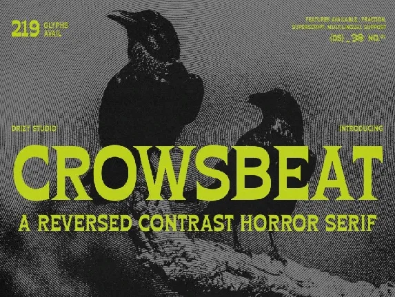 Crowsbeat Demo font