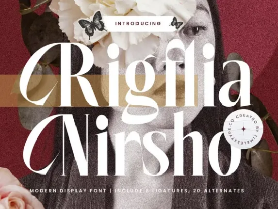 Rigflia Nirsho font