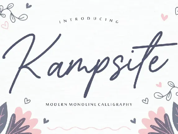 Kampsite font