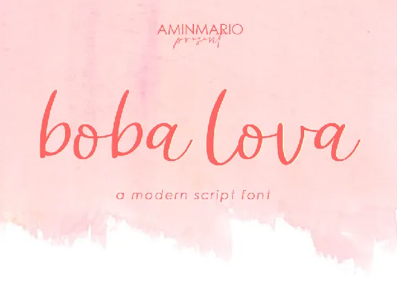 boba lova font