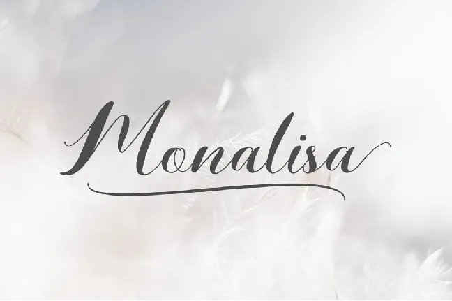 Monalisa ATC font