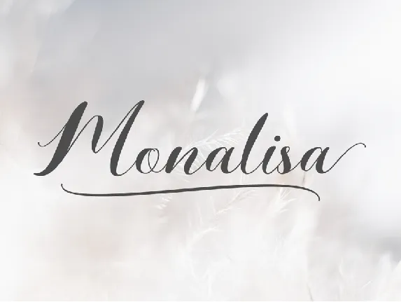 Monalisa ATC font