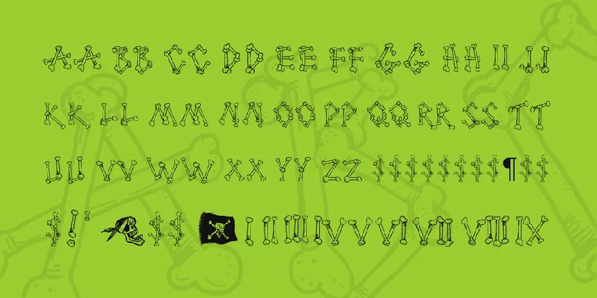 Cartoon Bones font