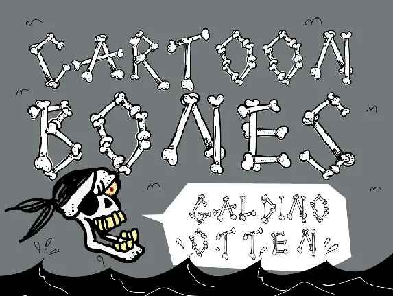 Cartoon Bones font