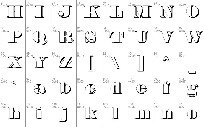 Fette Bauersche Antiqua font