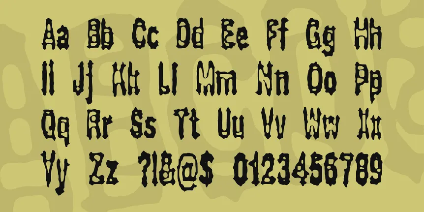 Gasping BRK font