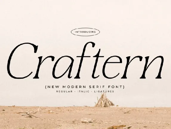 Craftern Typeface font