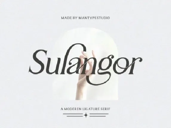 Sulangor Family font