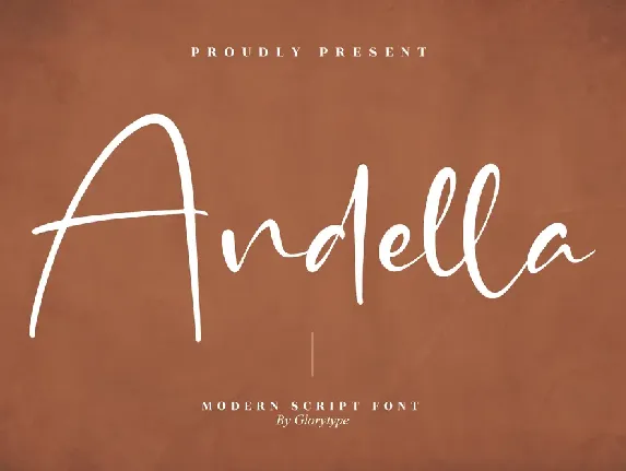 Andella â€“ Modern Script font